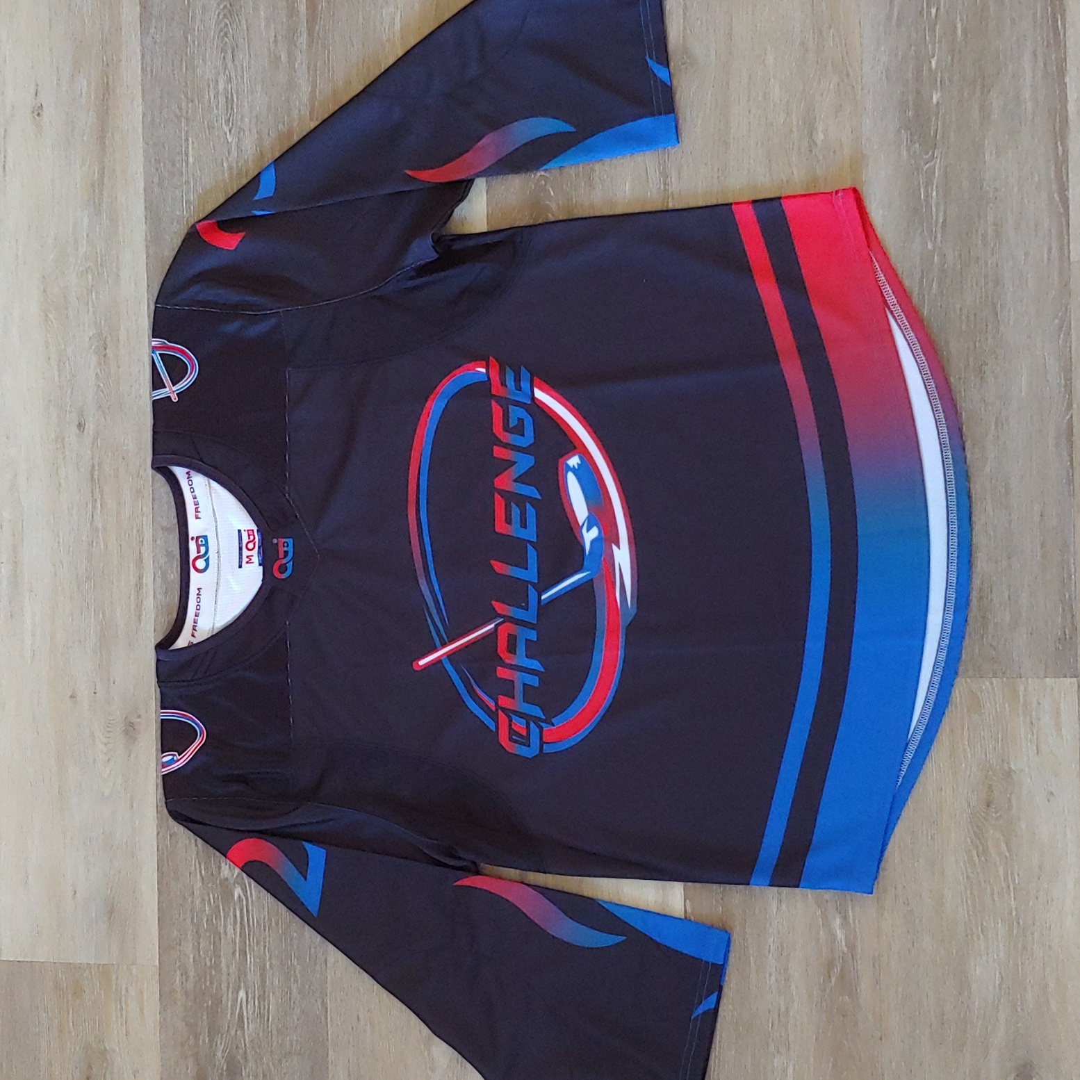 New Odipie Custom Challenge Graphic Hockey Jersey Size M
